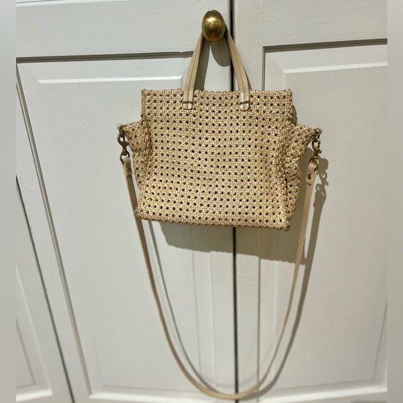 Clare V Petit Simple Tote rattan cream - Picture 3 of 7